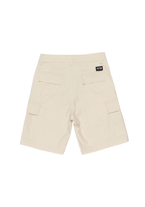 Bermuda con tasche cargo PAOLO PECORA KIDS | PP4324SABBIA